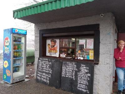 Kiosk gastronomiczno handlowy. Odbiór sanepidu.