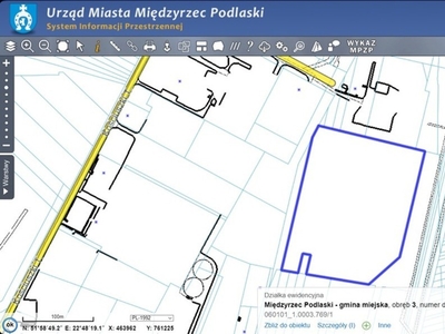 Działka przemysłowa Międzyrzec Podlaski, ul. Tadeusza Kościuszki