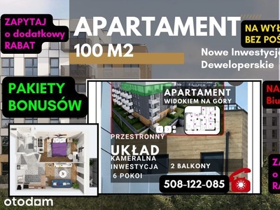 100 m2 APARTAMENT unikatowy ! z widokiem NA BESKID