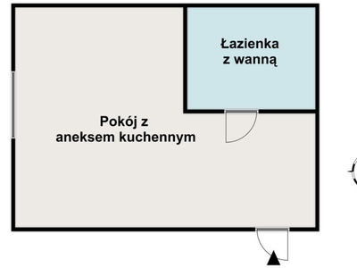 Kawalerka w okolicy Lasu Kabackiego| Ciche