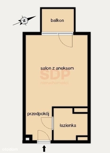 2 pokoje|35,03 m2|1 Piętro|Balkon|Dakar Karolina