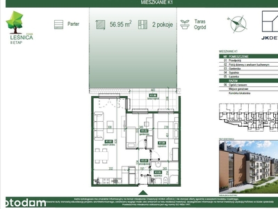 apartament 114.19m2 + taras + 2 miejsca postojowe