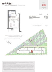 NOWE 1-pokojowe mieszkanie 27,40m2 Reda