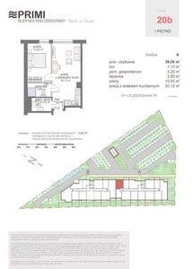 NOWE 2-pokojowe mieszkanie 39,08m2 Reda