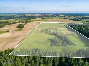 Duże siedlisko - 22,8 HA, Lutry, pow. olsztyński