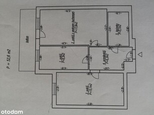 Mieszkanie 52,6 m2 3 pokoje, ul.Główna Stabłowice