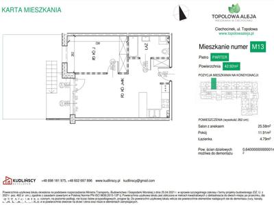 Nowe mieszkanie w Ciechocinku (M13)