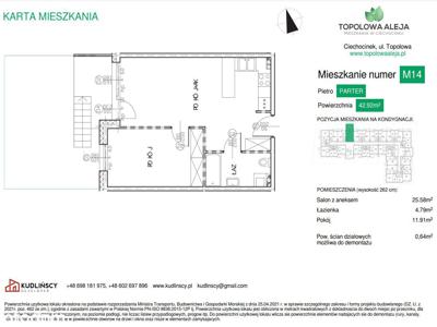 Nowe mieszkanie w Ciechocinku (M14)