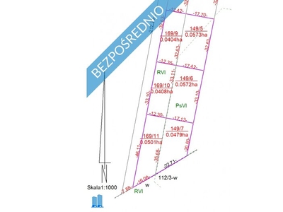 Działka na sprzedaż 980,00 m²