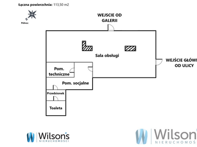 Lokal użytkowy na sprzedaż 113,50 m², oferta nr WIL523129