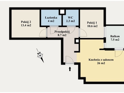 Mieszkanie na sprzedaż 67,00 m², piętro 2, oferta nr SDP351440