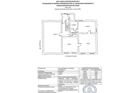 Mieszkanie na sprzedaż 72,74 m², parter