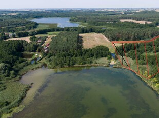 Działka 6242 m2 z linią brzegową nad jeziorem Głuszyńskim