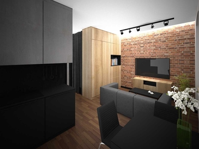 Mieszkanie w stylu loft 24m2 ul. św. Elżbiety 2