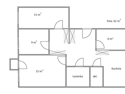 Mieszkanie 60 m²/105 m² z ogrodem 280 m² I piętro*