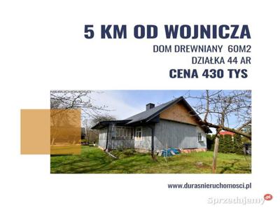 Dom+Działka 44ar, Gmina Wojnicz