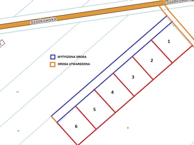 Działka budowlana Lutomiersk, ul. Szadkowska