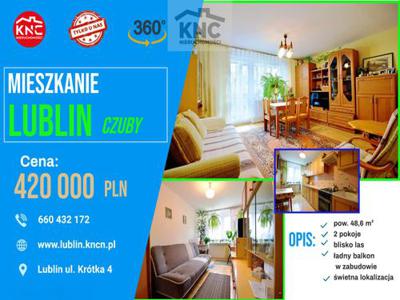 Mieszkanie na sprzedaż 2 pokoje Lublin, 48,60 m2, 2 piętro