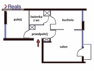 2 pokoje, oddzielna kuchnia, balkon, piwnica