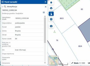 Działka rolna brzyska