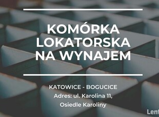 Komórka lokatorska WYNAJEM - Centrum - Bogucice Katowice