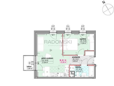 Nowe 2 pokoje - Wierzyca Residence- Pelplin