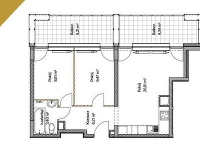 Ogłoszenie mieszkanie Lublin 49.05m2 3 pokoje