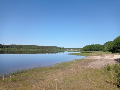 Sprzedam działkę nad jeziorem