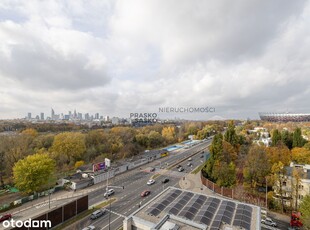 2pok|do odświeżenia|Saska Kępa|Balkon|Piękny widok