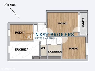 Mieszkanie 60m2, Idealna lokalizacja!!! B. Zadbane