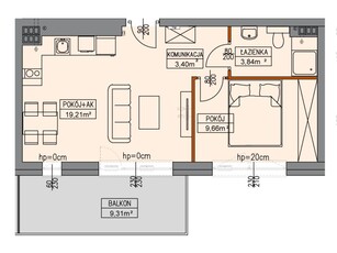 Apartamant nad morzem Second Home Stegna 500 m od plaży