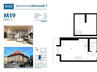 M19 - 2 pokoje - 50,55 m2