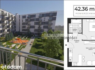 Nowe! 2pok 42,36m² IIp. Balkon wsch Nowe Miasto 0%