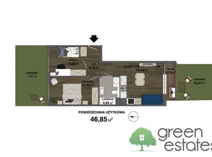 2 Pok/57M2/Z Całym Wyposażeniem/Gotowy Apartament