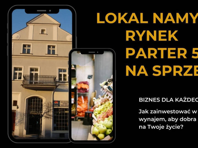 Lokal Namysłów RYNEK 543.8m2