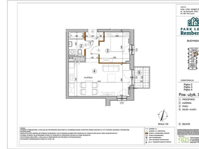 Mieszkanie na sprzedaż 37,04 m², piętro 3, oferta nr 99474