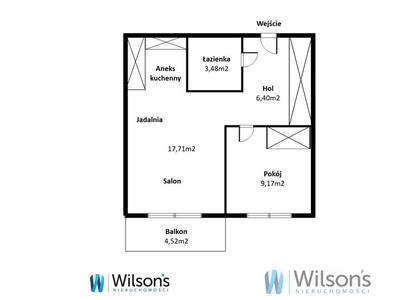 Mieszkanie na sprzedaż 37,77 m², piętro 8, oferta nr WIL955939