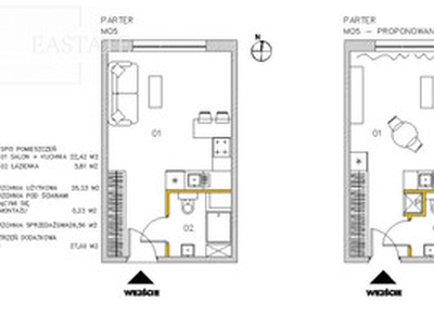 Mieszkanie na sprzedaż, 26 m², Nowy Dwór Mazowiecki