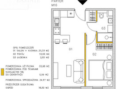 Mieszkanie na sprzedaż, 34 m², Nowy Dwór Mazowiecki