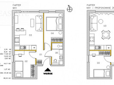 Mieszkanie na sprzedaż, 45 m², Czosnów Kazuń Nowy