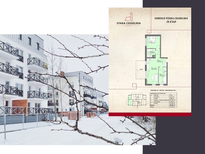 [Os. Stara Cegielnia] - Mieszkanie - 56,77 m2, M2