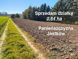 Działka budowlano-rolna Panieńszczyzna/Jastków przy drodze asfaltowej,