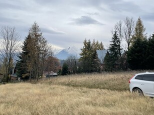 Działka Bukowina Tatrzańska z widokiem na Tatry