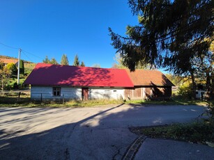 Działka z dwoma budynkami w Myczkowie. Bieszczady , Polańczyk , Solina