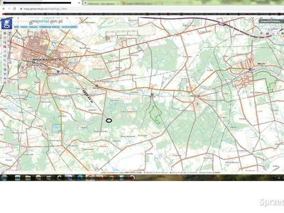 Działka leśna 3400m2 Strugi Krzywickie k/Mińska Maz.