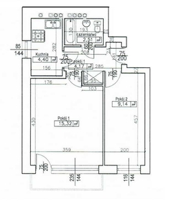 Mieszkanie Sochaczew - Ścisłe centrum 36m2 + Piwnica