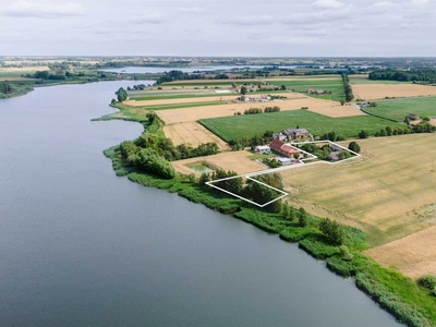 Siedlisko 3483 m2 z linią brzegową na pięknych Kujawach