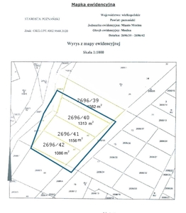 Sprzedam działkę budowlaną w Mosinie - niezabudowana