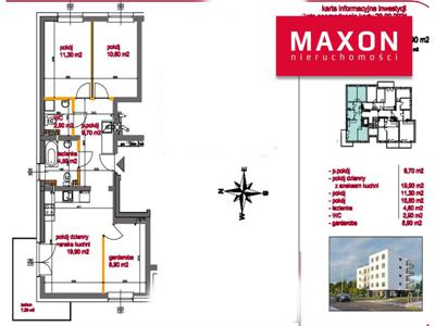 Mieszkanie na sprzedaż 67,90 m², piętro 2, oferta nr 59245/MS/MAX