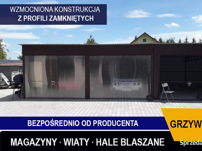 Garaż Blaszany Brązowy-Garaże Blaszane -Wiata - GrzywStal A3v10